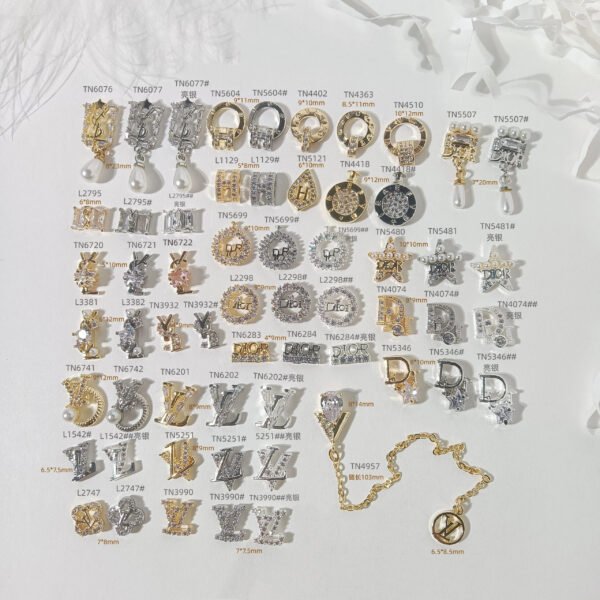 Big LOGO Nail Charms-2