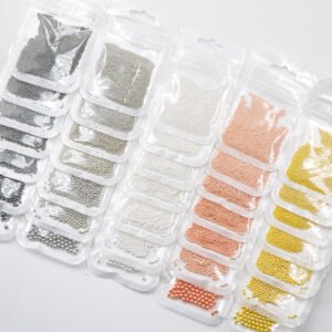 Home beauty 3d nail decoration with multi size round beads plastic crystal pearl rhinestones accessories (复制)